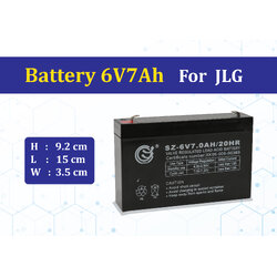 ฺBRAND LEOCH BATTERY 6V 7Ah ใช้กับเครื่องชั่งดิจิตอลแบบแขวน 6V7Ah