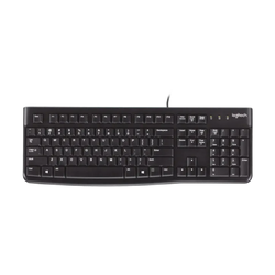 K120 USB Wired Keyboard (คีย์บอร์ดเชื่อมต่อสาย USB ทรงมาตรฐานราคาประหยัดแข็งแรงทนทาน คีย์แคปTH/EN