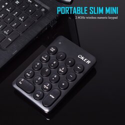Numeric Keypad Wireless K2610 (Black) OKER