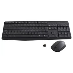 เมาส์และคีย์บอร์ดไร้สาย Logitech Wireless Mouse + Keyboard MK235 (TH/EN)
