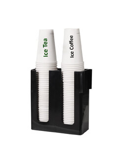 กล่องใส่แก้ว หรือ ที่ใส่แก้ว 2 ช่อง 1610-408