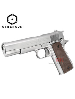 Cybergun / AW Colt M1911A1 Green Gas Version (Silver)