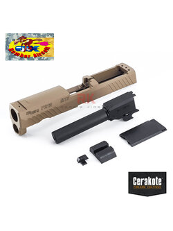 Bomber CNC Steel P320 M18 Slide Kit for SIG / VFC M17 & M18 - 2021 Commercial Version (Tan) **Cerakote Limited Edition**
