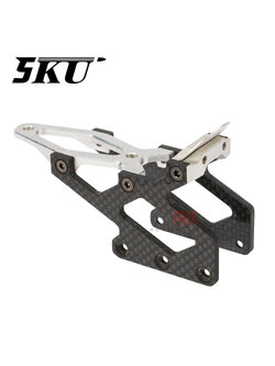 5KU Carbon C-More Mount for Hi-Capa (Silver)