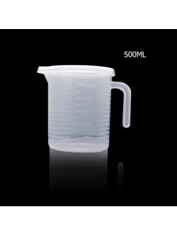 ถ้วยตวง เหยือกตวง พลาสติก 500 CC มีฝาปิด