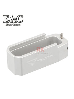 E&C TTI Aluminum PMAG Base Plate (MP183) Silver