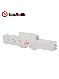 GunsModify Extended Slide Lock Lonewolf Marking For TM Glock Series (Silver)
