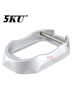 5KU CNC Aluminum Spy Magwell for Marui Hi-Capa (Silver)