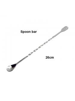 ช้อนบาร์ ปลายส้อม ยาว 26 cm.1630-015