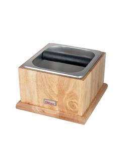 อ่างเคาะกากกาแฟ +กล่องไม้ตั้งอ่างเคาะกาก สูง 11.8 (ตัวเล็ก) 1610-262