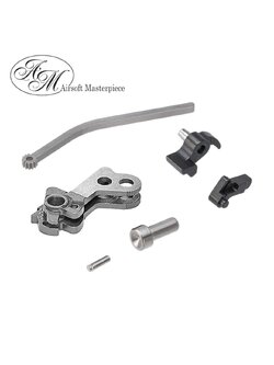 Airsoft Masterpiece CNC Steel Hammer (Koenig Low Mass) Type 21 & Sear Set for Marui Hi-CAPA