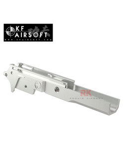 KF Airsoft Aluminum 3.9 inch Advance Frame with Hammer Set for Marui Hi-Capa - SV (Silver)