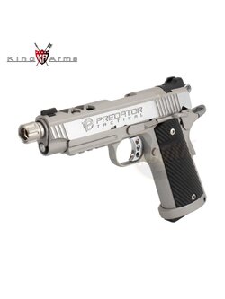 King Arms Predator Tactical Iron Shrike 1911 GBB (Silver)