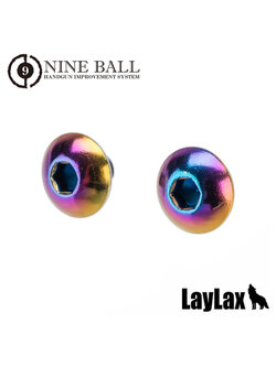 LAYLAX Nine Ball Grip Screw Set for TM Hi-CAPA Series - Heat Gradation