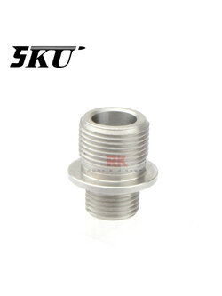 5KU Stainless Steel Silencer Adapter (M11 CW to M14 CCW)