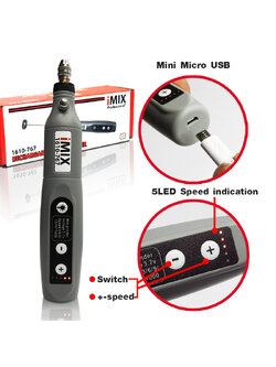 iMIX Milk frother Machine USB Charger 3.7V-5 levels speed