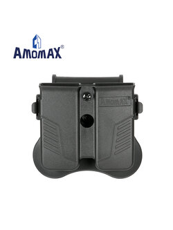 AMOMAX Universal Double Magazine Pouch (Black)