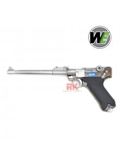 WE Luger P08 8 นิ้ว GBB - Silver