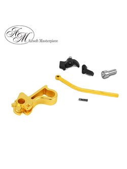 Airsoft Masterpiece CNC Steel Hammer & Sear Set for Marui Hi-Capa (Combat Master) Type 13 - Gold