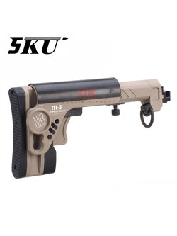 5KU PT-3 AK Telescopic Side Foldable Buttstock (5KU-277) Tan