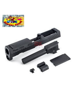 Bomber CNC Steel P320 M18 Slide Kit for SIG / VFC M17 & M18 - 2021 Commercial Version (Black)