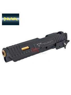 NOVA CNC Aluminum JW3 TTI 2011 Combat Master Set (5.4 inch) for Marui Hi-CAPA (Black)