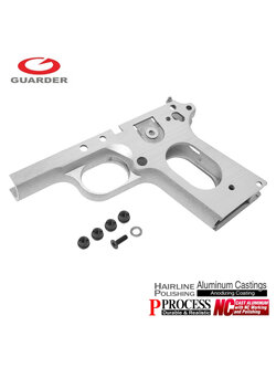 Guarder Aluminum Frame for Marui V10 - Silver Polishing