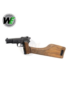 WE New Browning Hi-Power MK1 with Stock (Black)