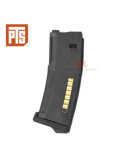 PTS EPM 30/120rds Mid-Cap for Tokyo Marui Recoil Shock M4/SCAR-L (Black)