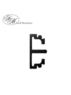 Airsoft Masterpiece Aluminum SV Puzzle Trigger Ring - Long Flat Black