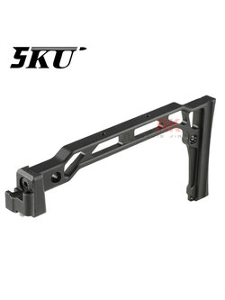 5KU SS-8R Style Stock with Folding Butt Plate for GHK / LCT / CYMA / DBOYS AK Series (5KU-331)