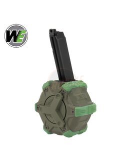 WE 350rds Drum Magazine for G-Series - Green