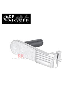 KF Airsoft Steel Slide Stop For TM Hi-Capa / 1911 - Silver