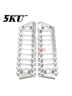 5KU "Cobra Skeleton" Aluminum Grip for Marui 1911 Government (Silver)