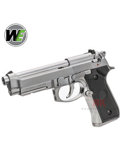 WE Beretta M9A1 Full-Auto GBB (Silver)