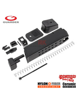 Guarder Light Weight Magazine Kit for MARUI G17/18C/19/22/26/34 (9mm Marking / Black)