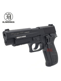 KJ Works KP-01 Sig Sauer P226 Dual Magazines Green Gas