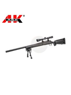 A&K M24 (ABS) Air Cocking Sniper Rifle - Black