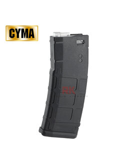CYMA PMAG 160rds (Mid-Cap) Magazine for M4 / AR AEG (M127) - Black