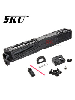 5KU Statement Defense Window Cut (RMR Ready) Slide Set for Marui G17