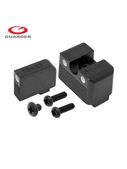 Guarder CNC Steel Luminous Height Sight Set for Marui G17 Gen5 MOS