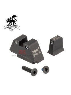 Pro Arms Tritium Steel Raised Sight for Marui G17
