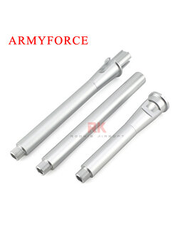 Army Force 5pcs Outer Barrel for AEG / GBB (Silver)