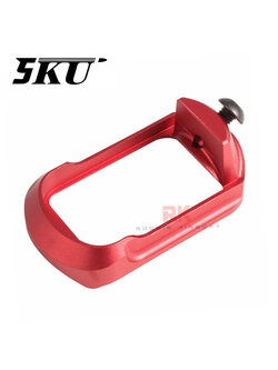 5KU ZEV Universal PRO Compact Magwell for Marui G17 (Red)