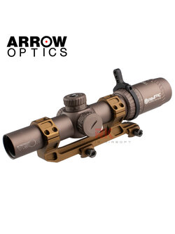 Arrow Optics AIMTAC Vision HD 1-4.5x26mm Rifle Scope (FDE)