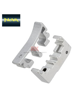 NOVA Puzzle Trigger Set (Enos Top Curved) for Marui Hi-CAPA - Silver