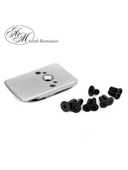 Airsoft Masterpiece Rear Sight Mount for Hi-CAPA 5.1 (Silver)