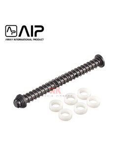 AIP Steel Recoil Spring Guide Rod Set for Marui Marui / VFC G17 Gen3 (Black)