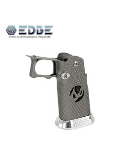 EDGE Custom "INF" Aluminum Grip for Hi-Capa - Titanium Grey