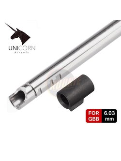 Unicorn 6.03 Nitroflon Coated Brass GBB Inner Barrel with 60 Degree Hop-Up Bucking